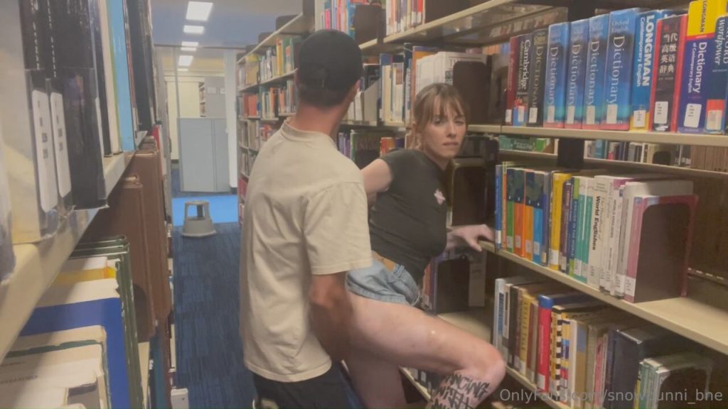 Snow Bunni Library Sextape Video Leaked